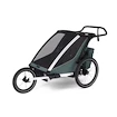 Fietstrailer Thule Chariot Cross 2 double dark slate