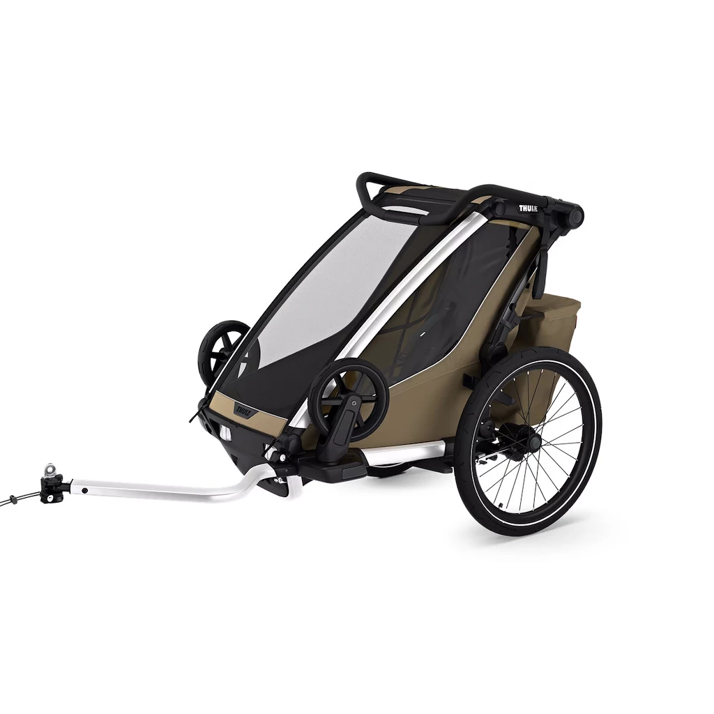 Fietstrailer Thule Chariot Cross 2 single faded khaki