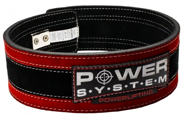 Fitnessriem Power System  Stronglift Red L/XL
