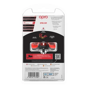 Gebitsbeschermer Opro  GOLD JAWZ Black/Red/Gold Senior