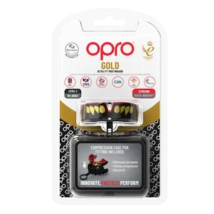 Gebitsbeschermer Opro  GOLD JAWZ Black/Red/Gold Senior