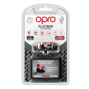 Gebitsbeschermer Opro  PLATINUM Black/Red/White Senior