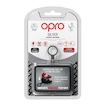 Gebitsbeschermer Opro  SILVER Black/Red Senior