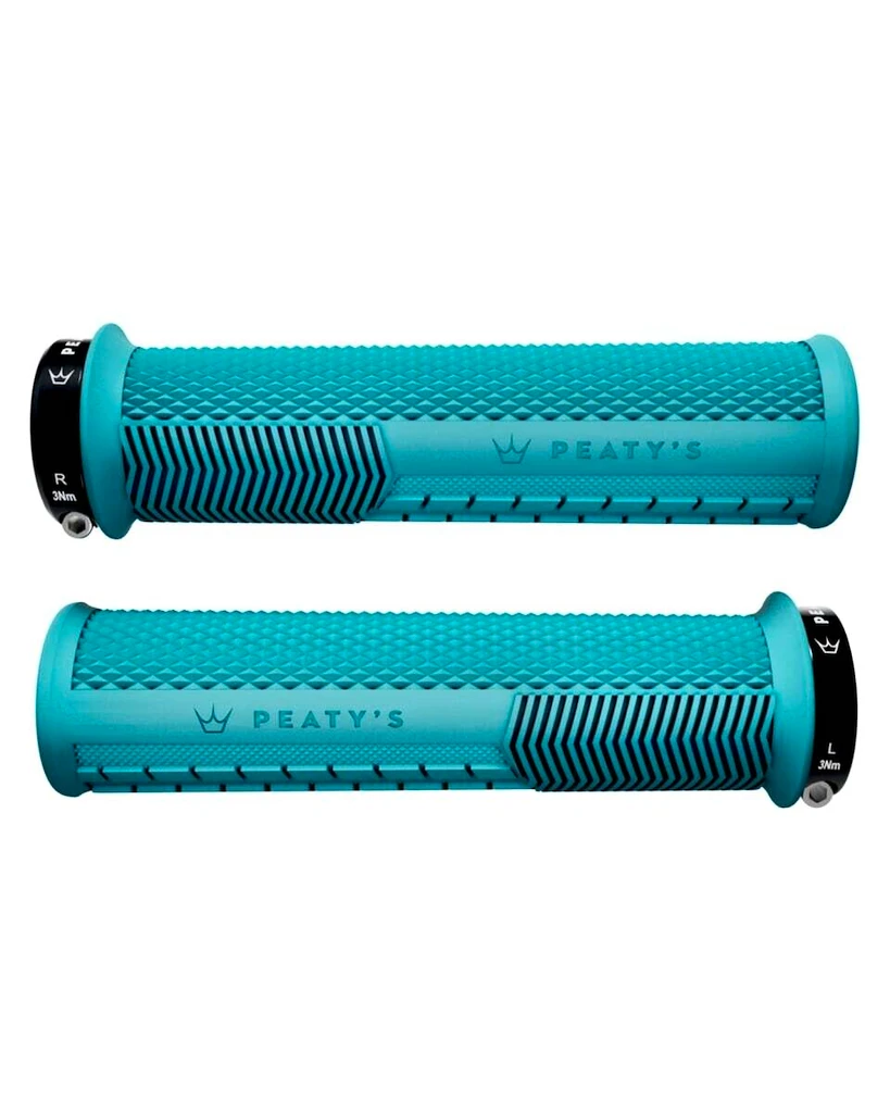 Grips PEATY'S  Monarch knurl thin turquoise (pgm-knl-thn-trq-20)