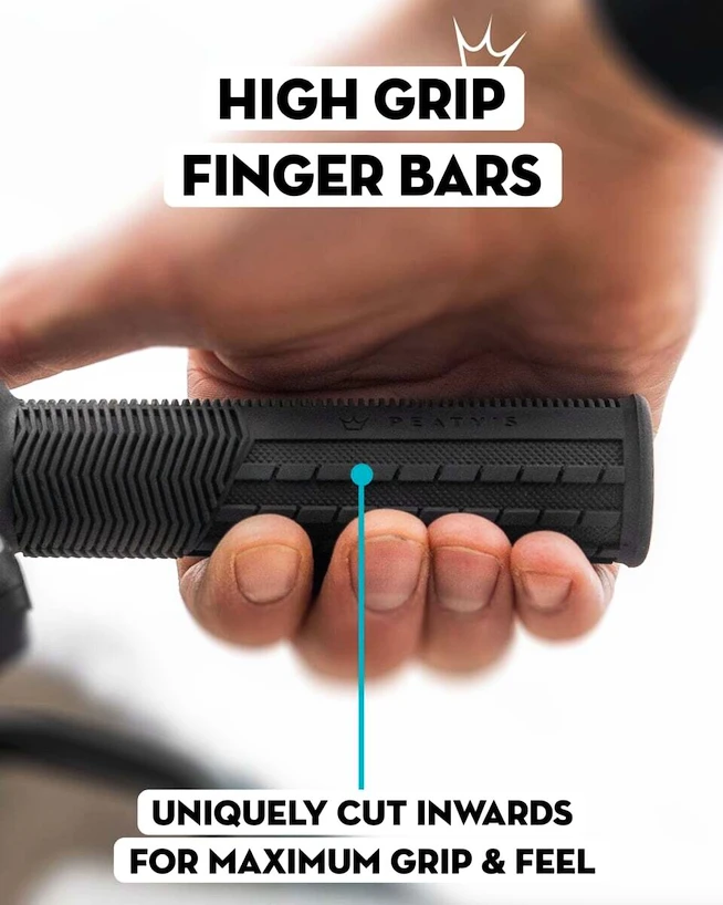 Grips PEATY'S  Monarch knurl thin turquoise (pgm-knl-thn-trq-20)
