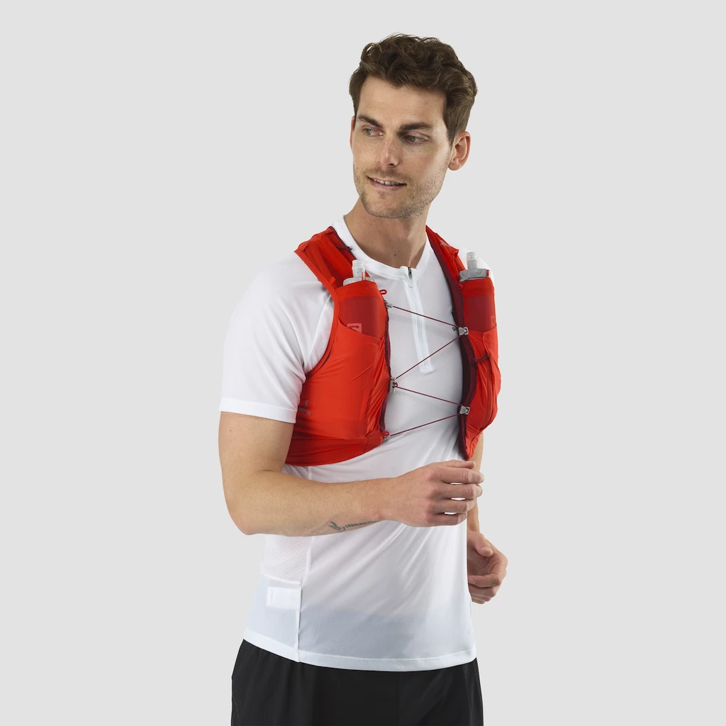 Hardloopvest Salomon Sense Pro 5 Set Fiery Red/Ebony