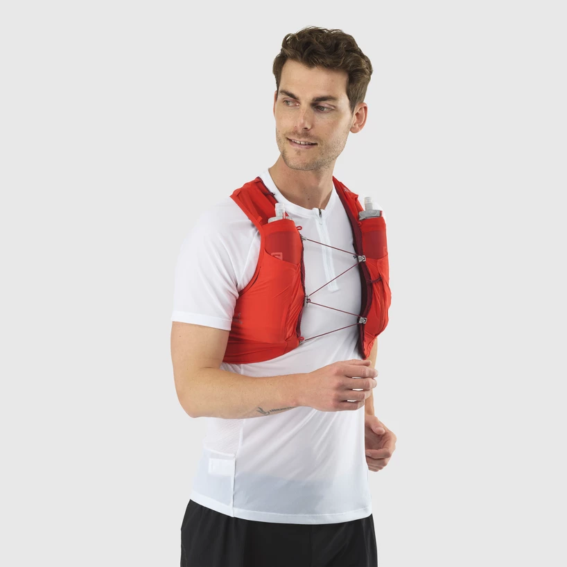 Hardloopvest Salomon Sense Pro 5 Set Fiery Red/Ebony XL