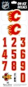 Helmnummers Sportstape  ALL IN ONE HELMET DECALS - CALGARY FLAMES