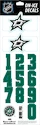 Helmnummers Sportstape  ALL IN ONE HELMET DECALS - DALLAS STARS