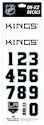 Helmnummers Sportstape  ALL IN ONE HELMET DECALS - LOS ANGELES KINGS
