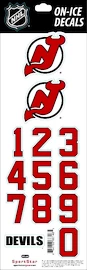 Helmnummers Sportstape ALL IN ONE HELMET DECALS - NEW JERSEY DEVILS