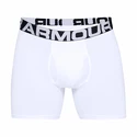 Heren boxershort Under Armour  Charged Cotton 6in 3 Pack-WHT