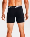 Heren boxershort Under Armour  Charged Cotton 6in 3Pack Black