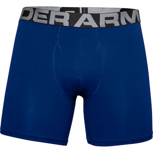 Heren boxershort Under Armour  Charged Cotton 6in 3Pack Blue  S
