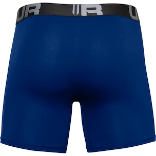 Heren boxershort Under Armour  Charged Cotton 6in 3Pack Blue  S