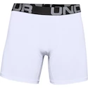 Heren boxershort Under Armour  Charged Cotton 6in 3Pack White  S