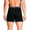 Heren boxershort Under Armour Perf Cotton 6in 3Pack black