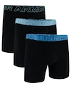 Heren boxershort Under Armour Perf Cotton 6in 3Pack Black