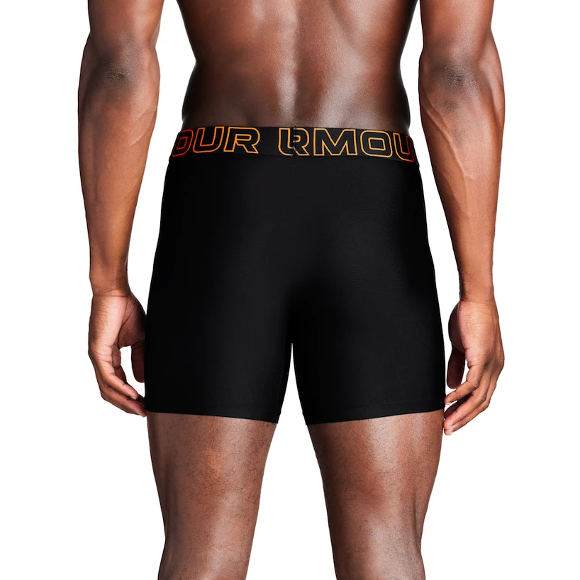 Heren boxershort Under Armour Perf Tech 6in 3Pack Black  S