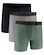 Heren boxershort Under Armour Perf Tech 6in 3Pack Grey