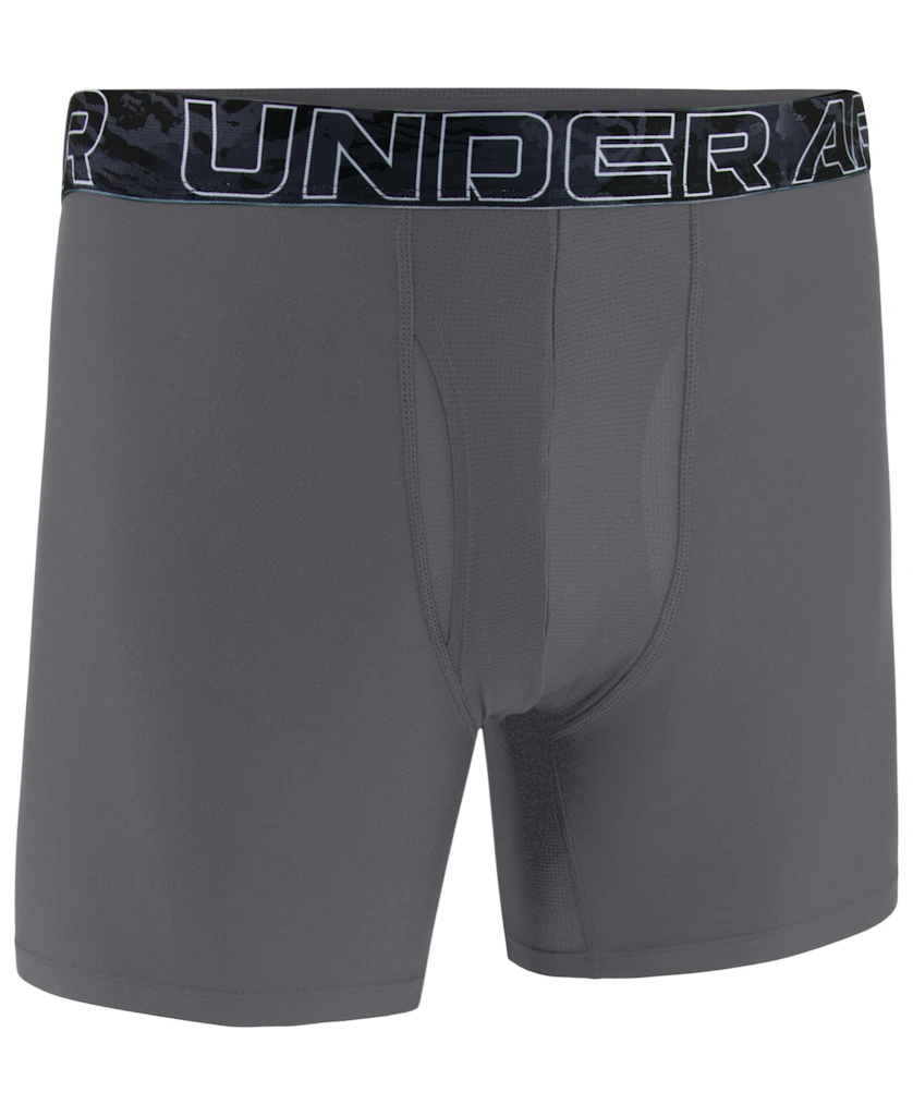 Heren boxershort Under Armour Perf Tech 6in Grey