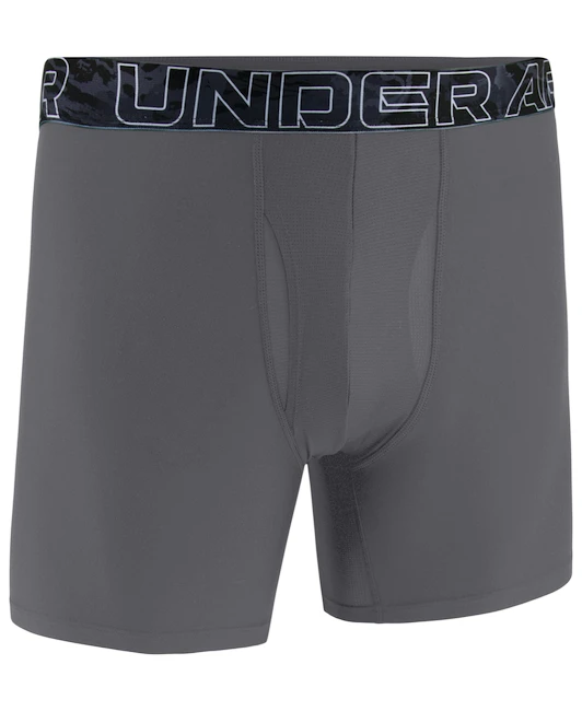 Heren boxershort Under Armour Perf Tech 6in Grey