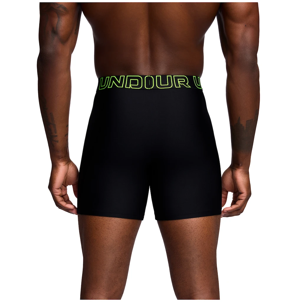 Heren boxershort Under Armour Perf Tech Mesh 6in 3Pack Black