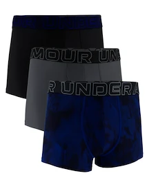 Heren boxershort Under Armour Perf Tech Nov 3in 3Pack Blue