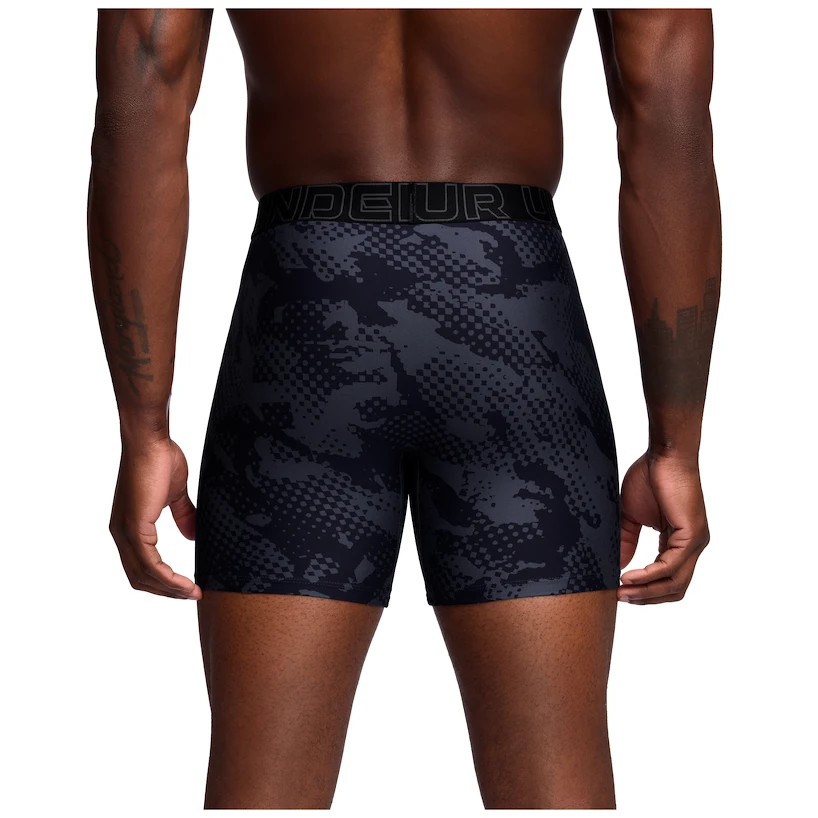 Heren boxershort Under Armour Perf Tech Nov 6in Grey