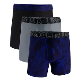 Heren boxershort Under Armour Perf Tech Print 6in 3Pack Royal