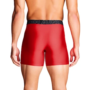 Heren boxershort Under Armour Perf Tech Solid 6in 3Pack Red