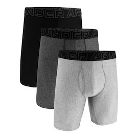 Heren boxershort Under Armour Perf Tech Solid 9in 3Pack Steel Heather
