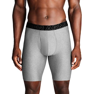 Heren boxershort Under Armour Perf Tech Solid 9in 3Pack Steel Heather