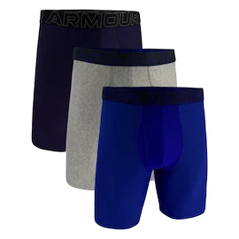 Heren boxershort Under Armour Perf Tech Solid 9in 3Pack Steel Royal