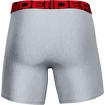 Heren boxershort Under Armour  Tech 6in 2Pack Grey
