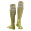 Heren compressiekousen CEP  80s Hiking Olive/Grey