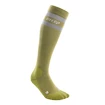 Heren compressiekousen CEP  80s Hiking Olive/Grey