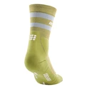 Heren compressiesokken CEP  80s Hiking Mid Cut Olive/Grey