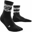 Heren compressiesokken CEP Animal Black/White