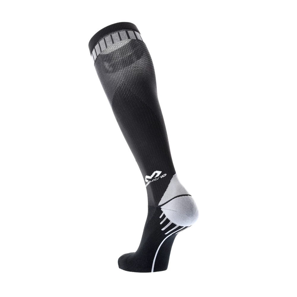 Heren compressiesokken McDavid  Elite Active Compression Socks 8842 Black/Grey