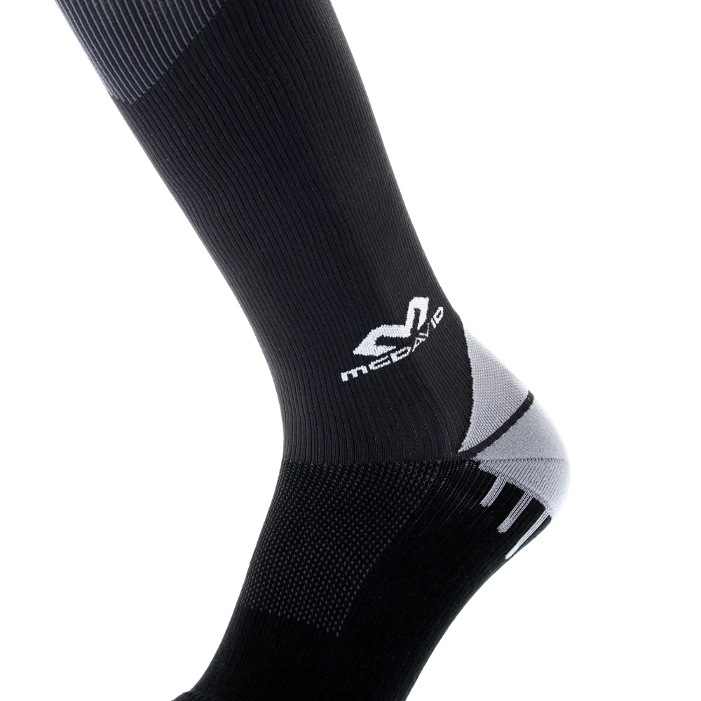 Heren compressiesokken McDavid  Elite Active Compression Socks 8842 Black/Grey