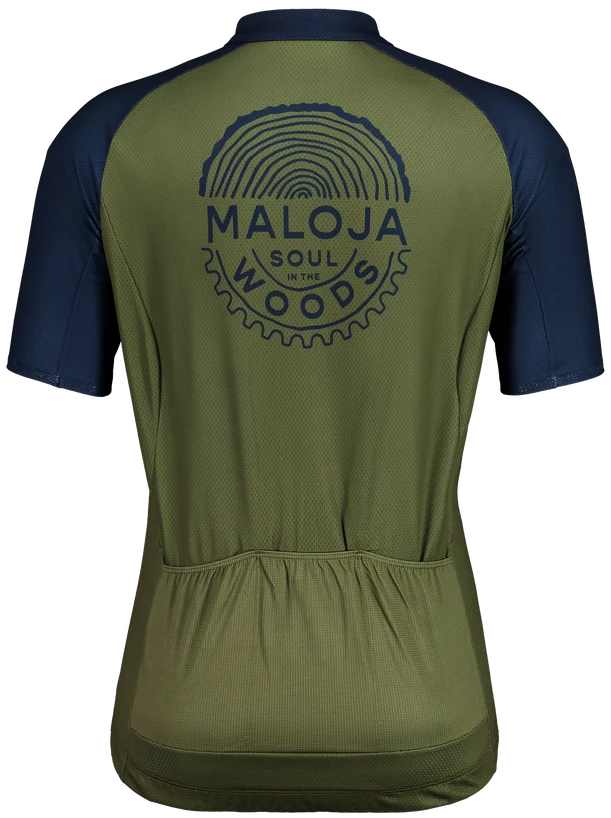 Heren fietsshirt Maloja  StachelbeereM. 1/2 S