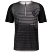 Heren fietsshirt Scott  Trail Vertic Zip S/Sl Black/Slate Grey