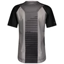 Heren fietsshirt Scott  Trail Vertic Zip S/Sl Black/Slate Grey
