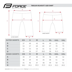 Heren fietsshort Force  Blade MTB red