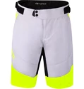 Heren fietsshort Force  Storm grey/yellow