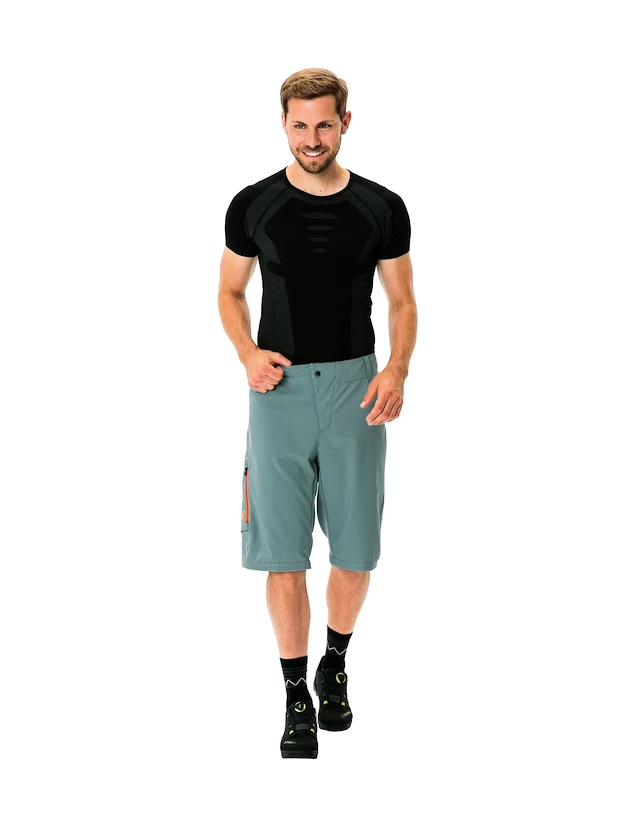 Heren fietsshort VAUDE  Ledro Shorts Dusty moss M