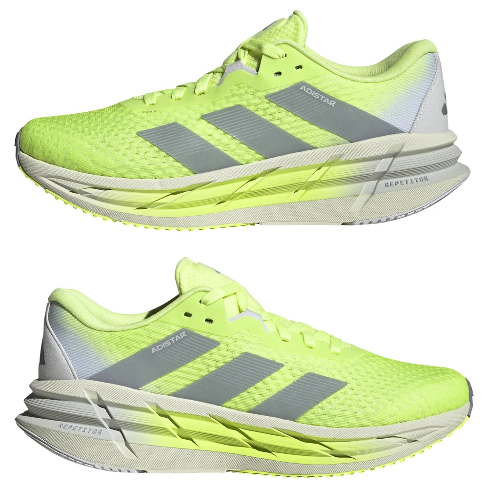 Heren hardloopschoenen adidas Adistar 3 HIREYE/HALSIL/DSHGRY