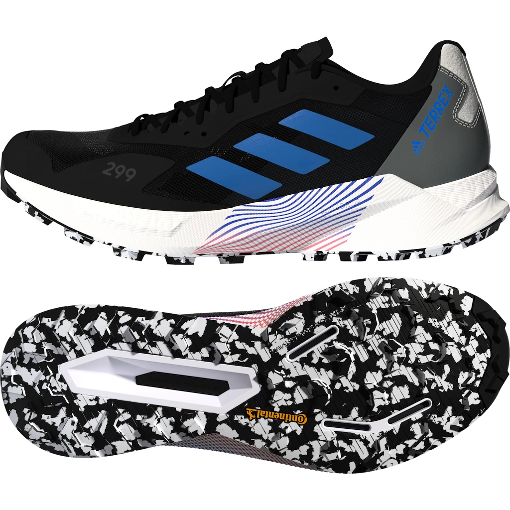 Heren hardloopschoenen adidas  Terrex Agravic Ultra Core Black