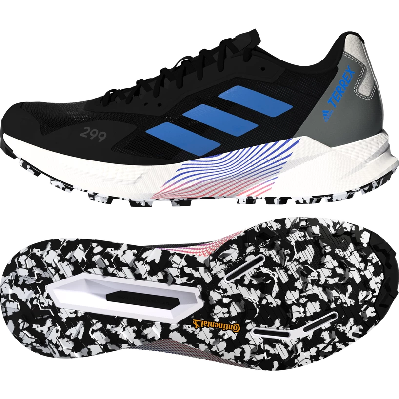 Heren hardloopschoenen adidas  Terrex Agravic Ultra Core Black  UK 12